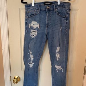 Express Stretch+ Legging Mid Rise Skinny Jeans.